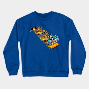 Animal Roller Coaster Crewneck Sweatshirt